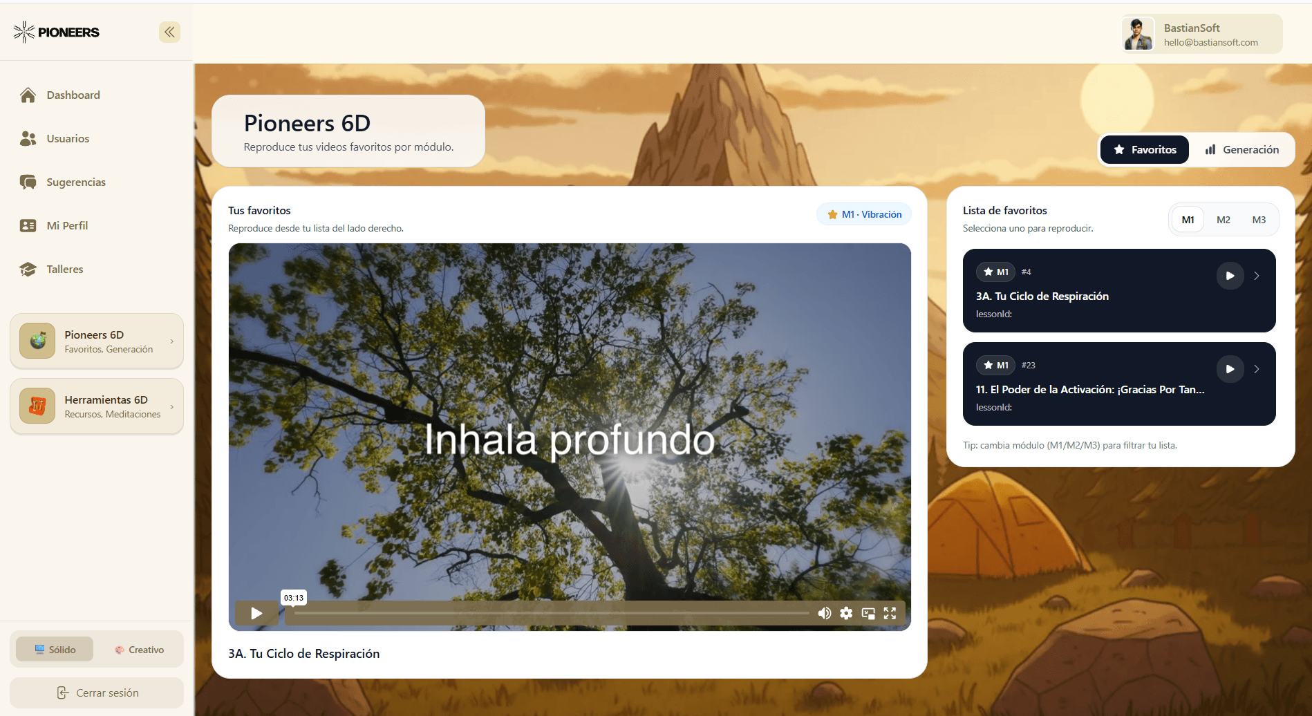Pioneers — campamento digital